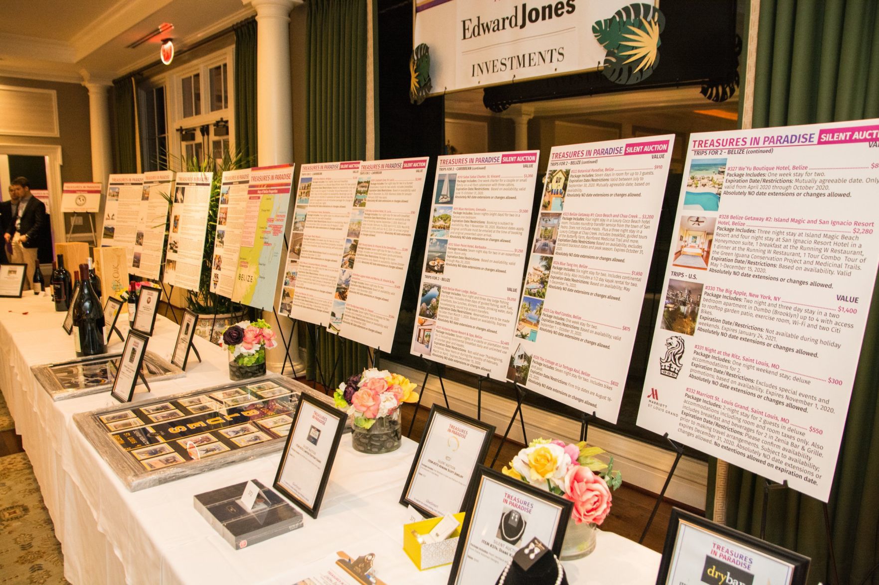 Silent auction items